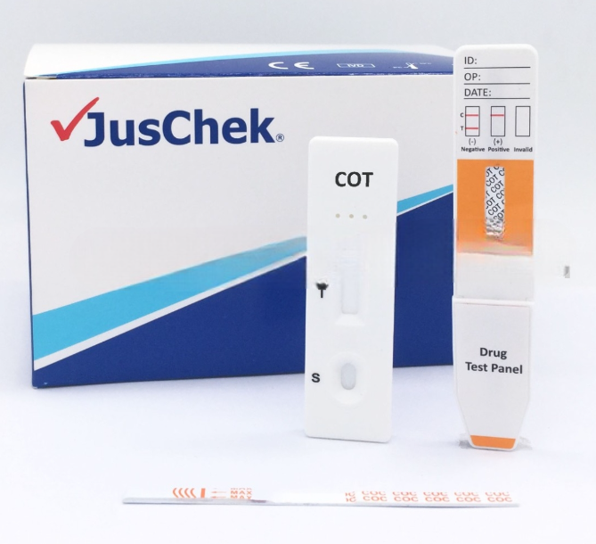 JUSCHEK COT COTININE (NICOTINE) RAPID TEST STRIP 